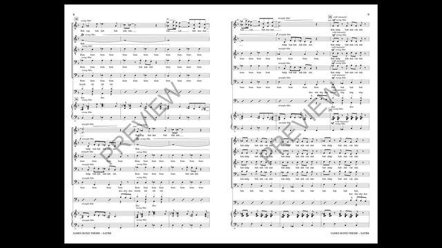 James Bond Theme (SATBB Choir) - Arranged by Alan Billingsley смотреть онлайн