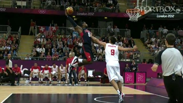 Олимпийские игры баскетбол ,лучший данк 2012 смотреть онлайн