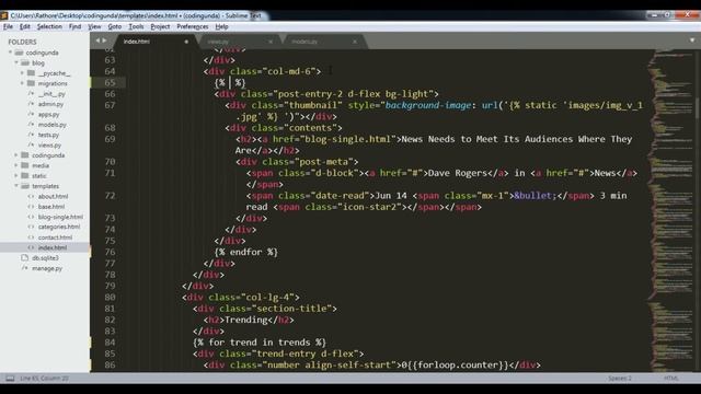 Adding Trending & Popular Post In our Blog Project | Django Blog Project in Hindi |Logic Part 2| # смотреть онлайн