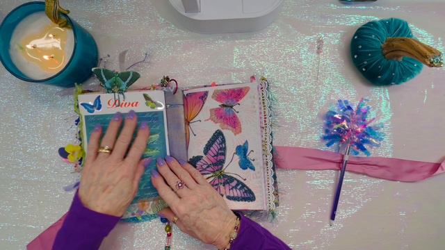 Dragonfly & Butterfly-Spring Art Journal "Cherry" (FOR SALE) смотреть онлайн