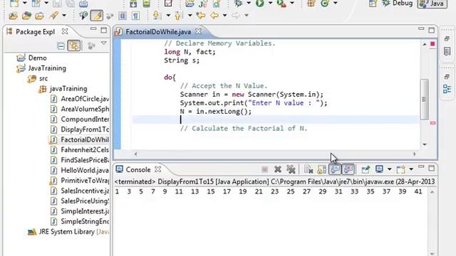 #19 Looping Statement - do in Java || Core Java in Tamil смотреть онлайн