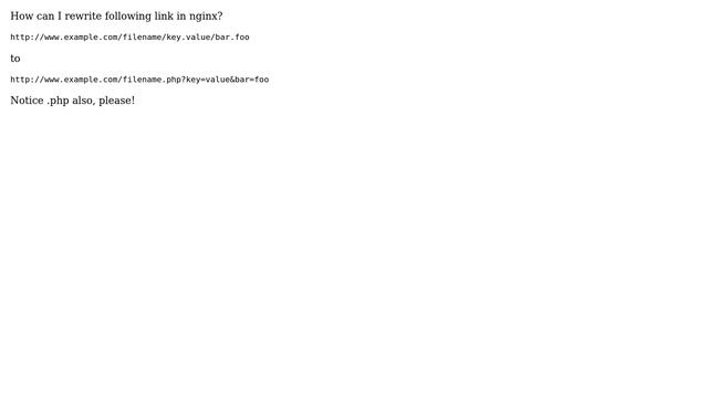 DevOps & SysAdmins: How can I rewrite following url link in nginx? смотреть онлайн
