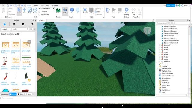 How to easy weld items in Roblox studio. смотреть онлайн