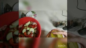 Овощи гриль на электрошашлычнице