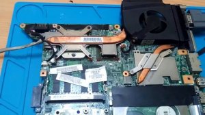 Ремонт ноутбука HP dv 6000, процессор сдох от перегрева