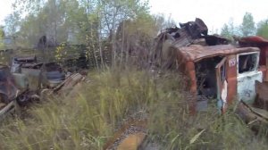 Кладбище техники в Чернобыле, что осталось в наши дни