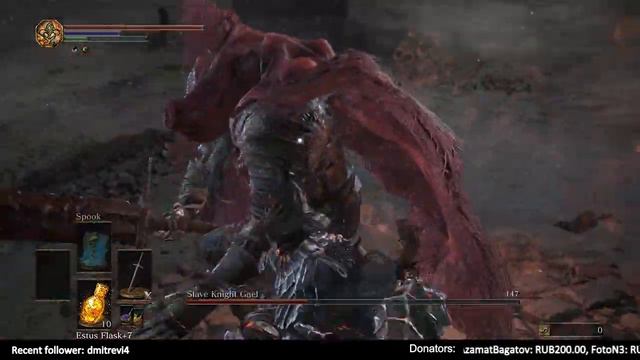[Dark Souls 3] Ringed City - SL1 Slave Knight Gael смотреть онлайн