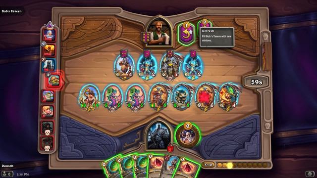 GOLDEN FLAT TUSK & DOUBLE AGAMAGGAN ft. Lich King | Hearthstone Battlegrounds (20.2.2) смотреть онлайн