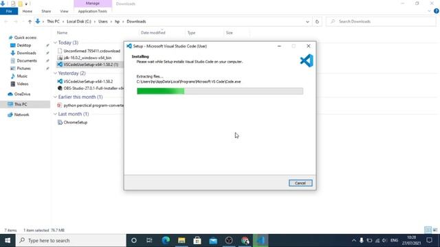 How to install java in Visual Studio code on Window 10( Step by step process)and With Example смотреть онлайн