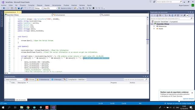 How to read serial data on Unity3D / Unity3D Tutorial смотреть онлайн