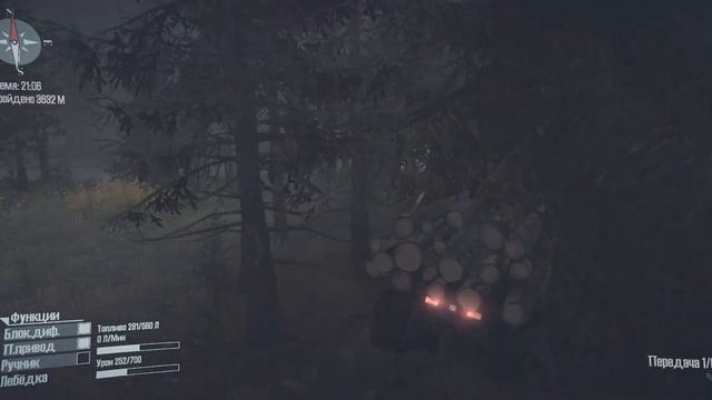 MudRunner 2019 ( перевозка длинных брёвен ) смотреть онлайн