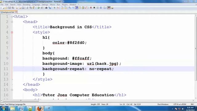 Background Properties In Css Tamil смотреть онлайн