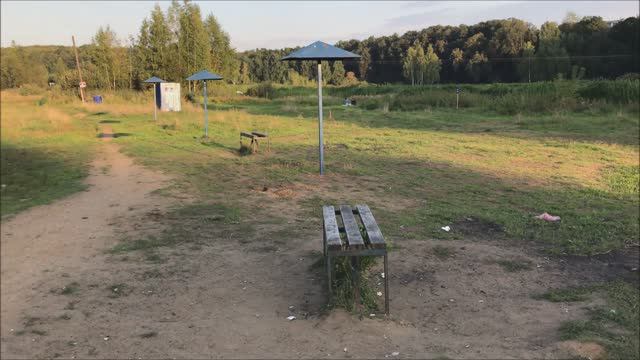 Шапкин мост г.Королев, пляж, речка смотреть онлайн