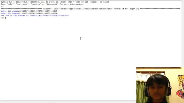 python || sum of two digit and square tutorial || by guddan || смотреть онлайн