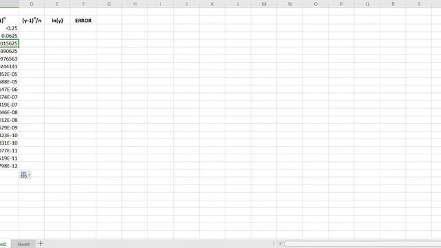 (Item #3) - Taylor Series Approximation in Excel смотреть онлайн