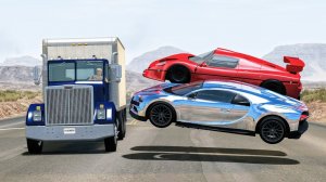 Аварии в уличных гонках - BeamNG Drive