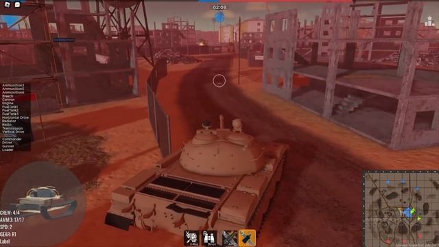 Cursed tank simulator Roblox T-55 Gameplay смотреть онлайн