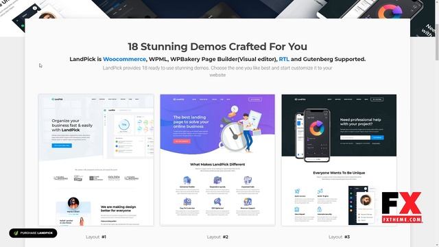 Landpick - Multipurpose Landing Pages WordPress Theme Sanford Bl смотреть онлайн