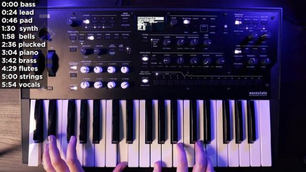 KORG Wavestate vs Modwave SOUND comparison