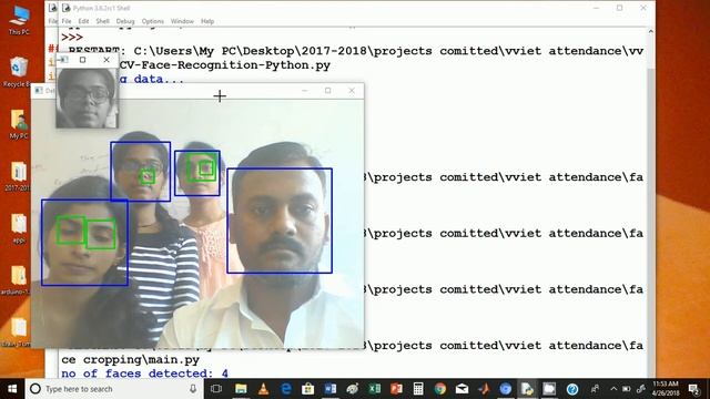 MULTIPLE FACE CROPPING IN PYTHON VIHAAN TECHNOLOGY смотреть онлайн