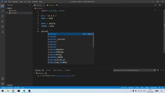 Sending Audio Via Wifi With Socket смотреть онлайн