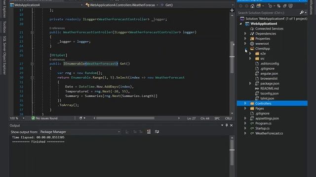 Angular in Visual Studio 2019 | ASP.NET Core 3 Getting Started смотреть онлайн