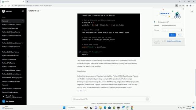 python cuda toolkit pip смотреть онлайн