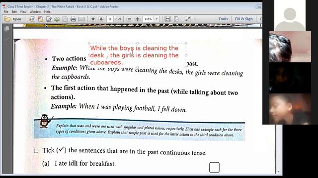 Past Continuous Tense ~ Grammar Junction from Chapter 3 of Next English of Class 3 смотреть онлайн