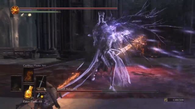 Dark Souls 3 - Pontiff vs Claymore (No Damage, NG+7) смотреть онлайн