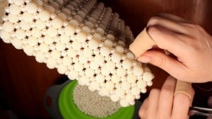 Сумка из бусин Шамбала.Плетём боковины.МК.Шамбала 14мм,под жемчуг 8мм,леска 0.6мм.#сумкиизбусин