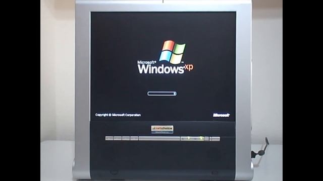 Windows XP Pro Startup In The Year 2021 With Computer ECS Elitegroup Aio A950 - Small Review