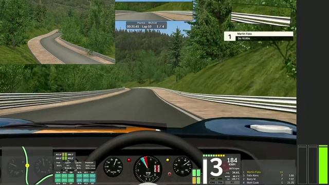Automobilista: Ford vs Ferrari @ Nordschleife historic (AMSU time trial best lap) смотреть онлайн