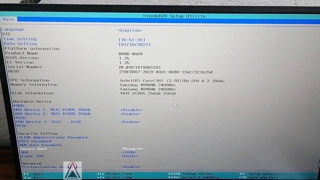 Boot fail || no boot device Huawei Matebook смотреть онлайн