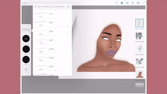 How To: Import Photoshop Brushes In Adobe Sketch смотреть онлайн