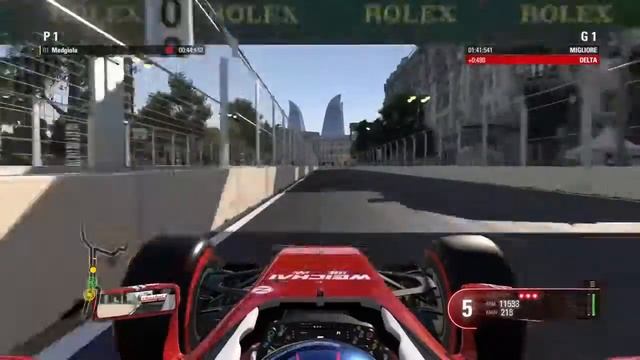 F1 2016 (PS4) Baku Hotlap (1:43:175) - Ferrari смотреть онлайн