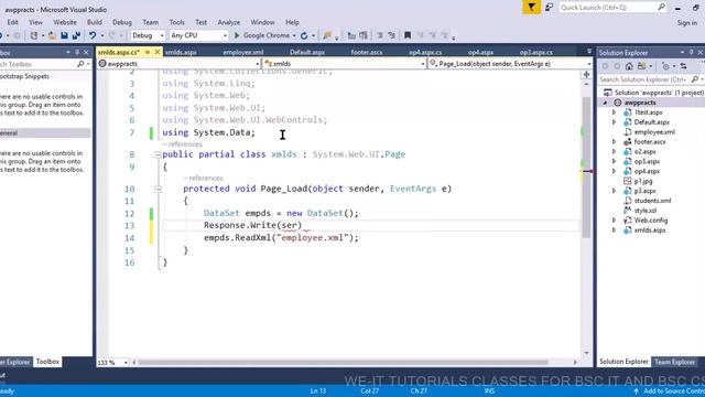 ASP.NET Tutorial: Creating a XML File with Employee Data and Binding Dropdownlist in Ascending Orde смотреть онлайн