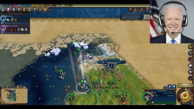 Presidents play Civiliaztion VI part 4 смотреть онлайн