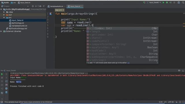 Kotlin Tutorial: How to read data from user input in Kotlin смотреть онлайн