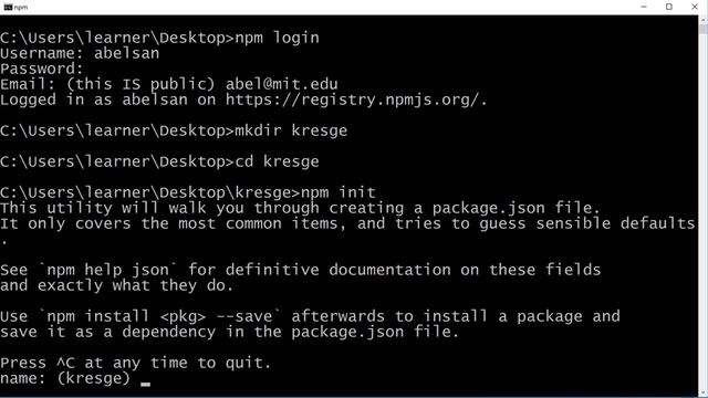 NPM - Creating Packages смотреть онлайн