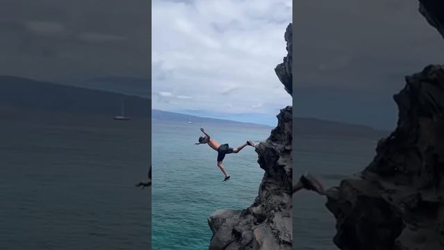 Интересный прыжок в воду смотреть онлайн