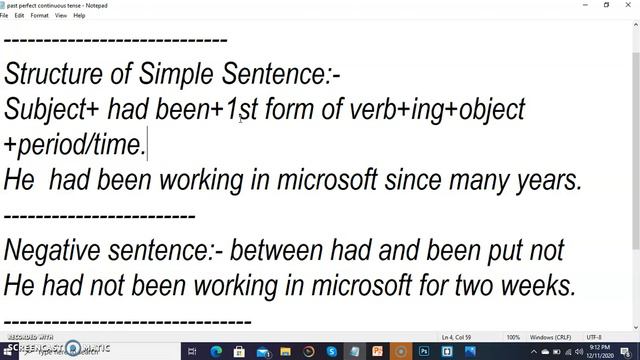 Past perfect Continuous tense (Simple, Negative , Interrogative )Intech Solution смотреть онлайн