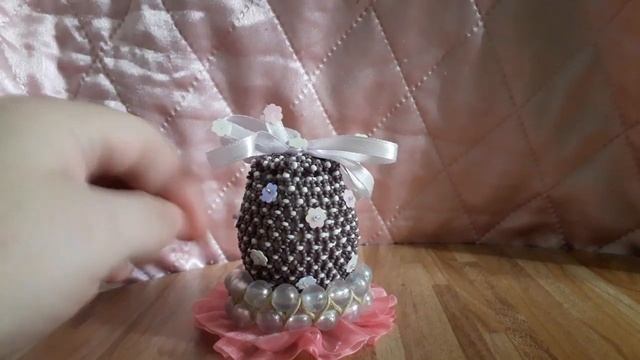 Яйцо из бисера на Пасху. Своими руками. смотреть онлайн