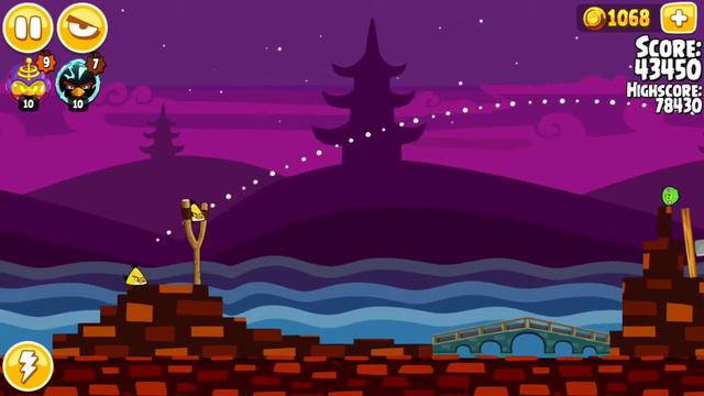 Angry Birds Seasons - Moon Festival - Level 3-2 - 80,410 - World Record! смотреть онлайн