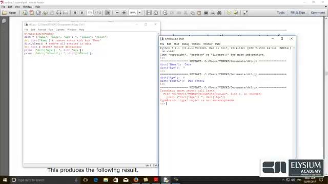 python-3 Dictionary смотреть онлайн