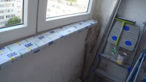 Пластиковые подоконники на балконе своими руками