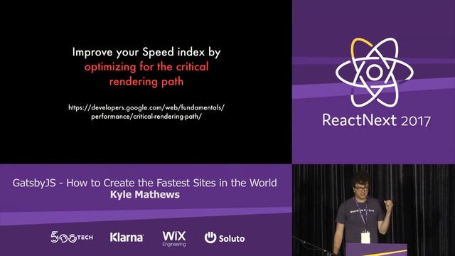 Kyle Mathews: GatsbyJS — How to Create The Fastest Sites In The World — ReactNext 2017 смотреть онлайн