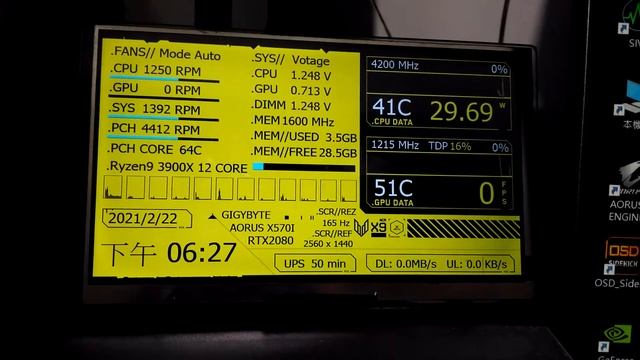 Aida64 SensorPanel Test (7inchMonitor DIY) смотреть онлайн