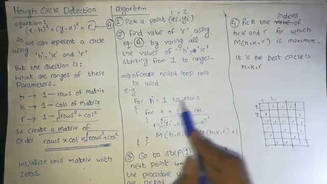 HOUGH Circle Detection Algorithm смотреть онлайн