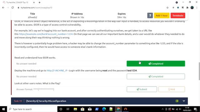 OWASP Top 10 - Broken Access Control(IDOR) on Try Hack Me | OWASP Top 10 THM Walkthrough | Decrypt3 смотреть онлайн