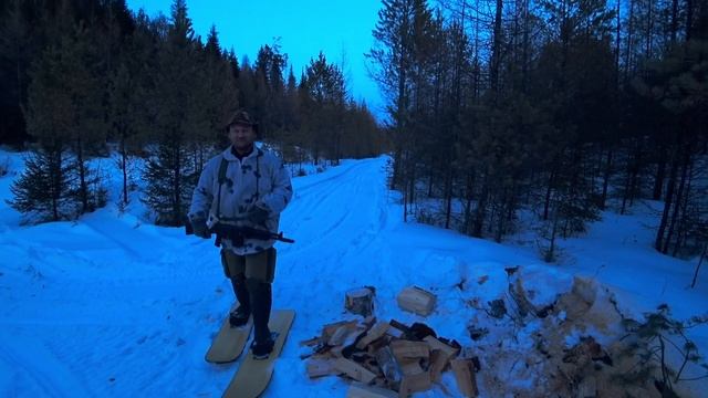 Выезд на избу. На лыжах по лесам и полям. Солянка в тайге. смотреть онлайн
